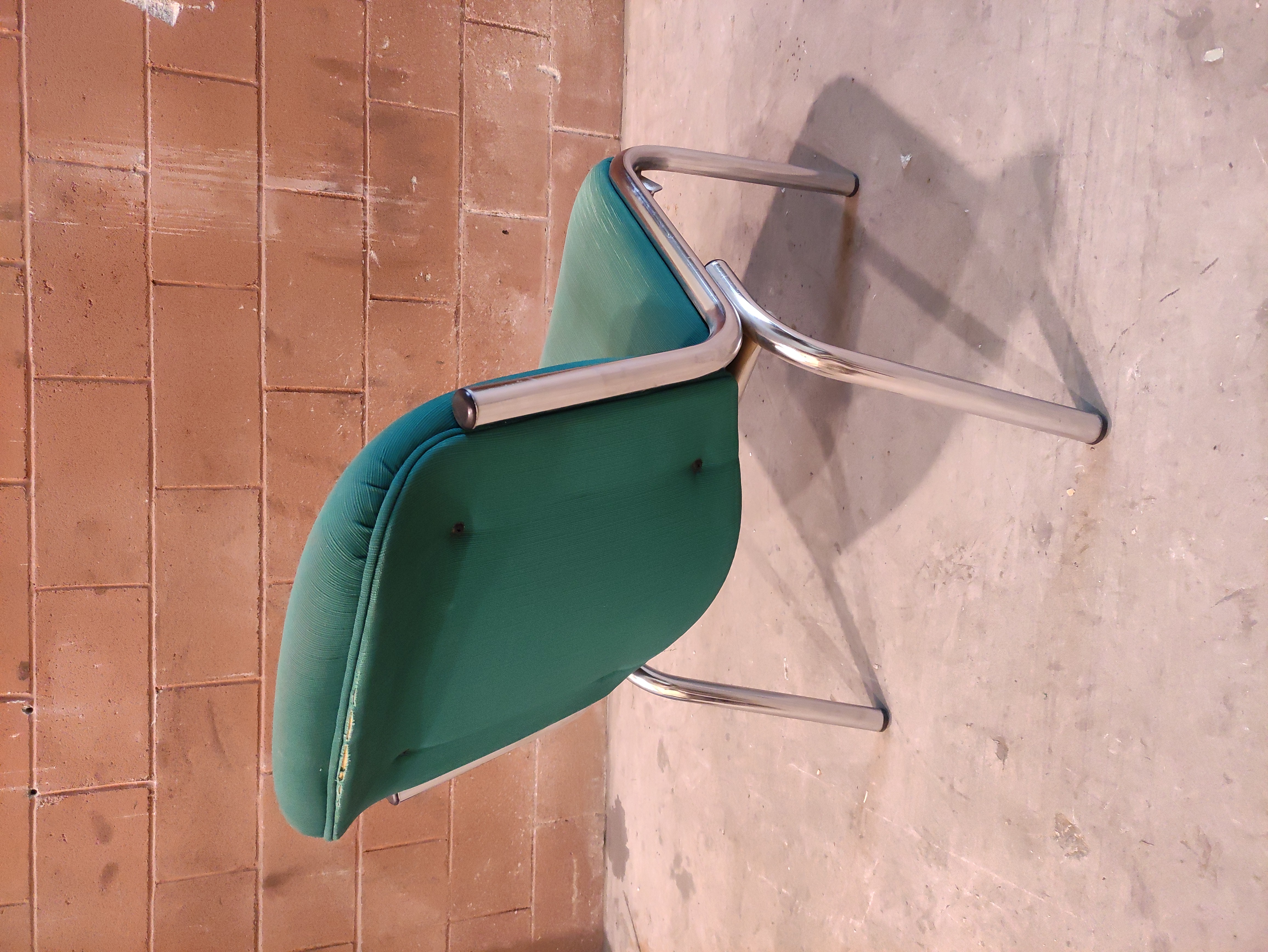 sillon butaca inox tela 42-80x58x59 9u